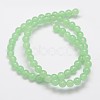 Natural & Dyed Malaysia Jade Bead Strands G-A146-6mm-A26-2