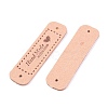 PU Leather Label Tags X-DIY-H131-A09-2
