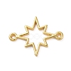 Zinc Alloy Open Back Bezel Links X-PALLOY-E577-29G-1