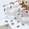 12Pcs Brass Stud Earring Findings KK-ME0002-61-4