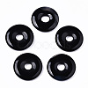 Natural Black Agate Pendants G-S364-074A-1