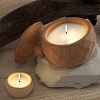 Faceted Round DIY Candle Cup Silicone Molds DIY-Q037-07A-2