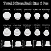 30Pcs 5 Styles Silicone Bottle Seal Plug AJEW-GF0007-97-2