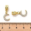 Rack Plating Brass Micro Pave Cubic Zirconia Charms KK-S398-01A-3