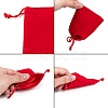 Rectangle Velvet Pouches TP-R002-7x9-04-2