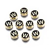 Alloy Enamel Beads ENAM-N052-006-02W-RS-1