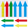 20Sheets 4 Colors Paper Self-Adhesive Arrows Guide Label Stickers DIY-GF0014-48-1