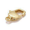 Brass Lobster Claw Clasps KK-M229-70G-3