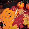60Pcs Halloween Alloy Pendants FIND-UN0002-50P-2