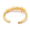 Constellation/Zodiac Sign Brass Cuff Rings RJEW-J074-05G-J-2