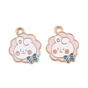 Animal Forest Theme Zinc Alloy Enamel Pendants FIND-Z065-01C-1