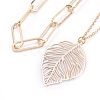 Pendant & Chain Necklaces Sets X-NJEW-JN02759-3
