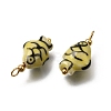 Handmade Porcelain Pendants PR-CBA0027-06G-3