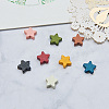 Painted Natural Wood Beads WOOD-CJ0001-12-7