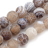 Natural Weathered Agate Beads Strands X-G-S259-05G-8mm-1