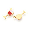 304 Stainless Steel Enamel Charms STAS-T065-65G-02-2