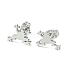 Non-Tarnish Cute Little Animal Theme 304 Stainless Steel Stud Earrings EJEW-B041-02H-P-1