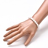 Natural Selenite Beads Stretch Bracelets BJEW-JB06620-02-3