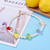 Craftdady 100Pcs 10 Colors Transparent Enamel Acrylic Beads TACR-CD0001-07-11