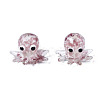 Handmade Bumpy Lampwork Beads Strands LAMP-N021-37E-4