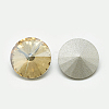 Pointed Back Glass Rhinestone Cabochons RGLA-T086-6mm-06-2
