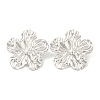 Tarnish Resistant 304 Stainless Steel Stud Earrings for Women EJEW-A111-06P-1
