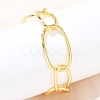 Brass Cuff Bangles for Women BJEW-C112-10G-1