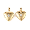 Brass Crystal Rhinestone Locket Pendants KK-CBA7157-07G-1