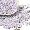 Baking Paint Glass Seed Beads SEED-F006-01A-03-1