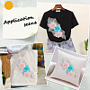 Polyester Embroidery Lace Cloth Patches AJEW-WH20070-077-4