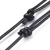 Adjustable Korean Waxed Polyester Cord Necklace Making AJEW-JB00510-01-3