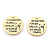 201 Stainless Steel Pendants STAS-T064-37G-34-2