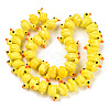 Handmade Lampwork Beads Strands LAMP-N021-017-1