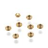 Bicone Shape Ion Plating(IP) 304 Stainless Steel Spacer Beads STAS-M237-01-2