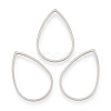 Tarnish Resistant 304 Stainless Steel Linking Rings LS-X-STAS-T047-16B-1