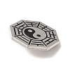 Eight-Diagram Tactics with Yin Yang Alloy Brooch Pin LS-JEWB-K008-02P-3