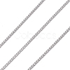 Tarnish Resistant 304 Stainless Steel Serpentine Chain CHS-E009-01P-1