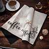 Coffee Theme Diablement Fort Cup Mats AJEW-WH0201-007-5