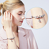 40Pcs 4 Styles 201 Stainless Steel Slide Charms/Slider Beads STAS-BC0003-65-6