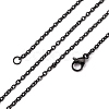 304 Stainless Steel Cable Chain Necklaces STAS-L164C-01B-1