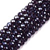 Electroplate Glass Beads Strands EGLA-A044-T4mm-A15-1