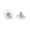 304 Stainless Steel Bullet Clutch Earring Backs X-STAS-I016-1