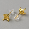 925 Sterling Silver Stud Earring Findings FIND-WH0148-088B-G-2