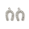 304 Stainless Steel Rhinestone Pendants STAS-V015-12P-1