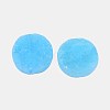 Electroplate Natural Druzy Crystal Cabochons G-L047-8mm-M-2