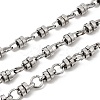 304 Stainless Steel Flat Round Link Chains CHS-K024-13P-1