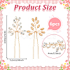 6Pcs Alloy Rhinestone Hair Sticks for Women OHAR-FG0001-08KCG-2
