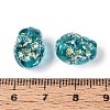 Handmade Foil Glass Beads Strands FOIL-N033-02C-4