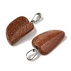 Synthetic Goldstone Pendants G-B127-01P-08-3