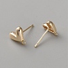 Brass Studs Earring Findings KK-WH0109-13G-2